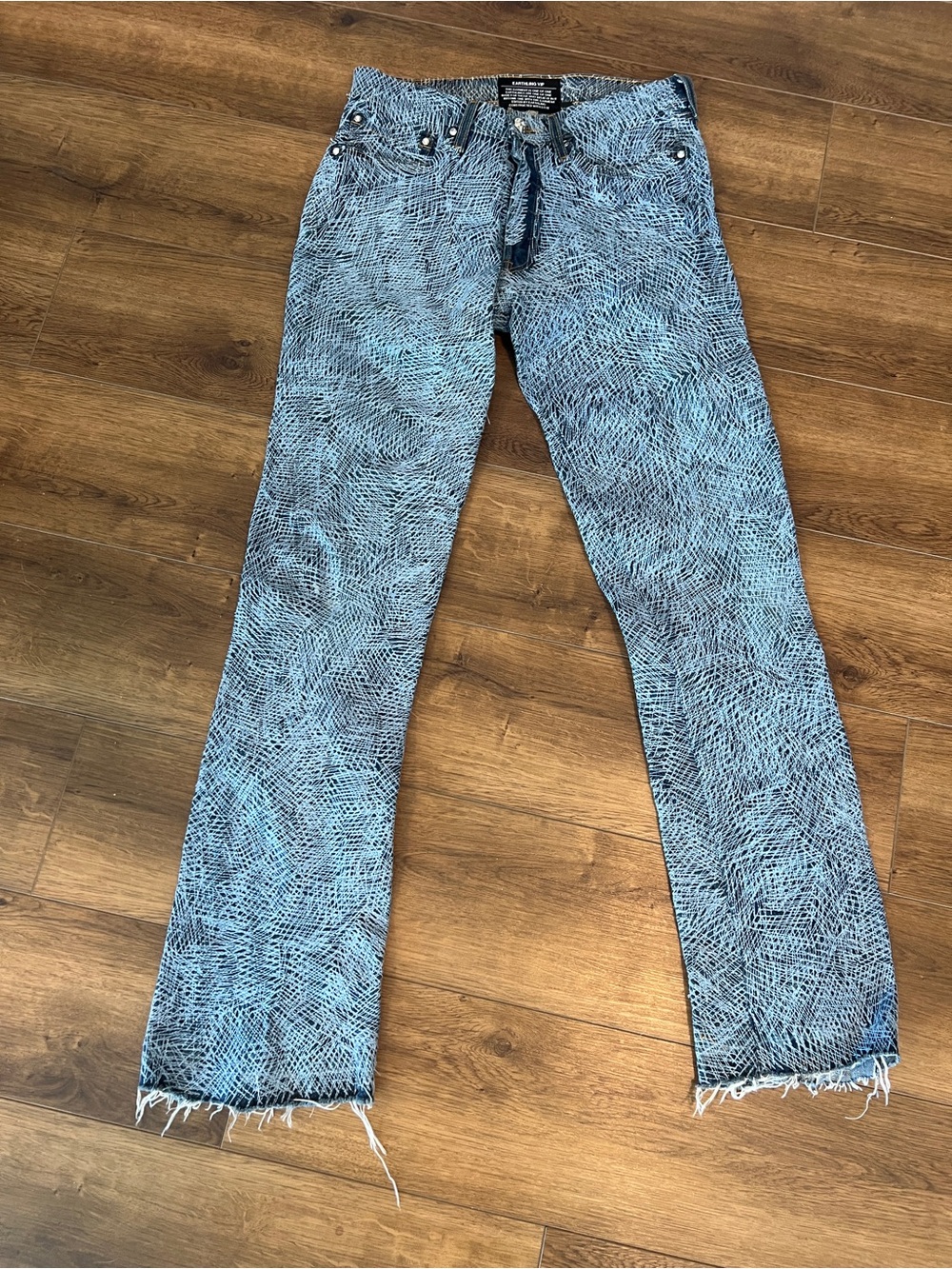 Rare Earthling VIP Circus Stitch Denim One of One Jeans Size 30